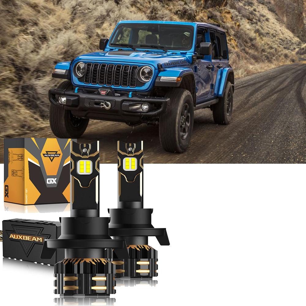 For 2010-2020 Jeep Wrangler H13 LED Headlight Bulbs - Auxbeam  – éclairage LED auto