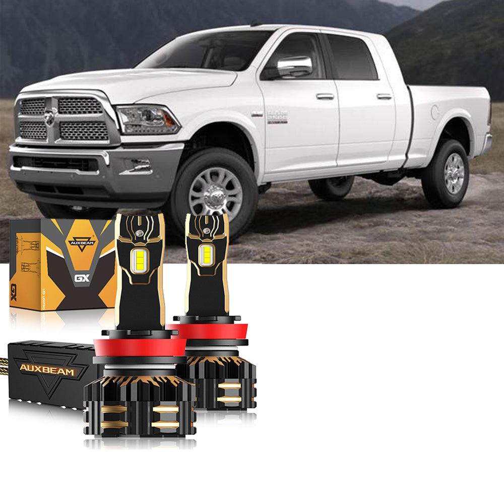 For 2018-2019 Ram 2500 (without projector-type headlights) 9005 h11 LED Headlights Bulbs Bundle - Auxbeam  – éclairage LED auto