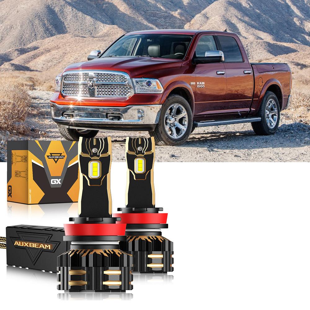 For 2013 Ram 1500 (Without Projector-Type Headlamps) 9005 H11 LED Headlight Bulbs Bundle - Auxbeam  – éclairage LED auto