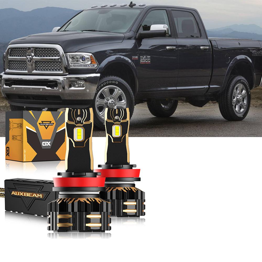 For 2016-2017 Ram 2500 (without projector-type headlights) 9005 H11 LED Headlights Bulbs Bundle - Auxbeam  – éclairage LED auto