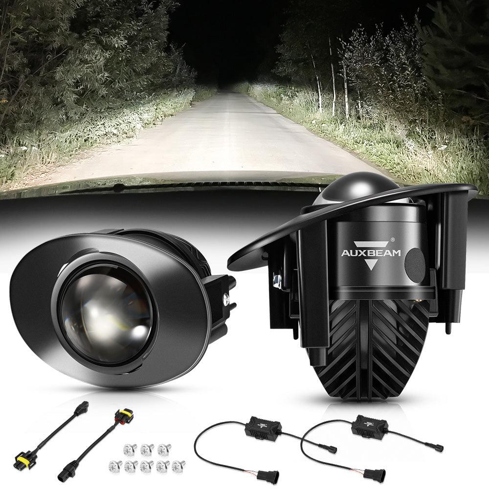 عدسة عرض ثنائية LED 70 واط، مقاس 2 بوصة، ضوء ضبابي عالي الوضوح 6000 كلفن، لسيارة تويوتا/هوندا | قطعتان/مجموعة