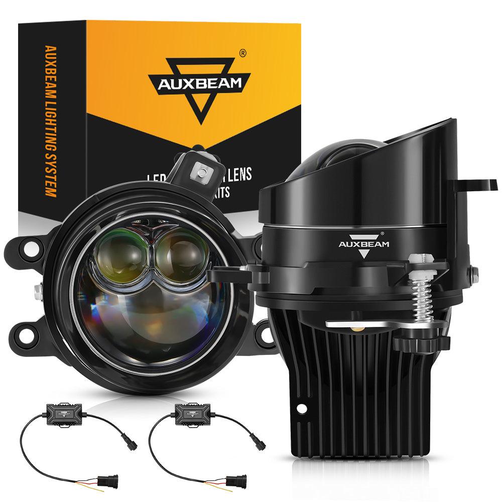 كشاف ضباب 3 بوصات، شعاع عالي 70 واط، عدسة عرض ثنائية LED، كشاف ليزر مباشر مزدوج، 6000 كلفن، لسيارة تويوتا/هوندا | قطعتان/مجموعة