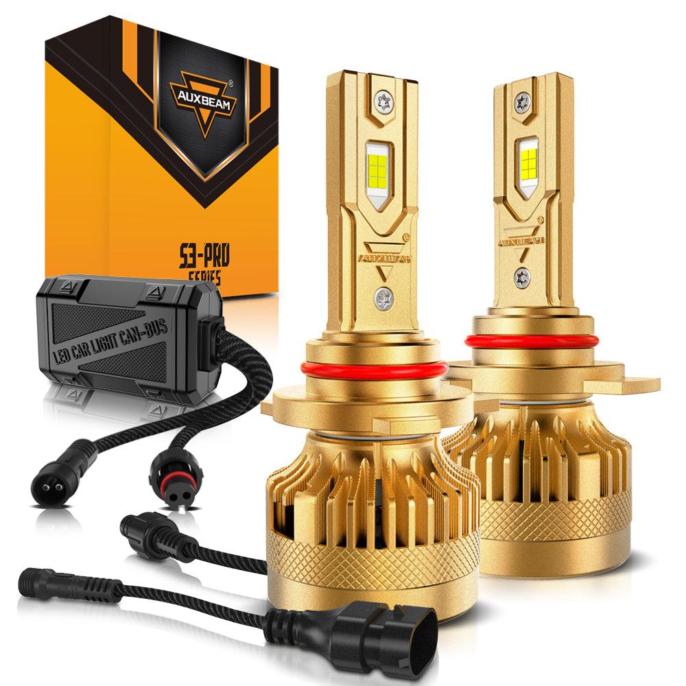 🆕Dual Decoder CAN-BUS Error Free S3 Pro Series 12V 24000LM 120W LED Headlight Bulbs 6500K Cool White - Auxbeam  – éclairage LED auto