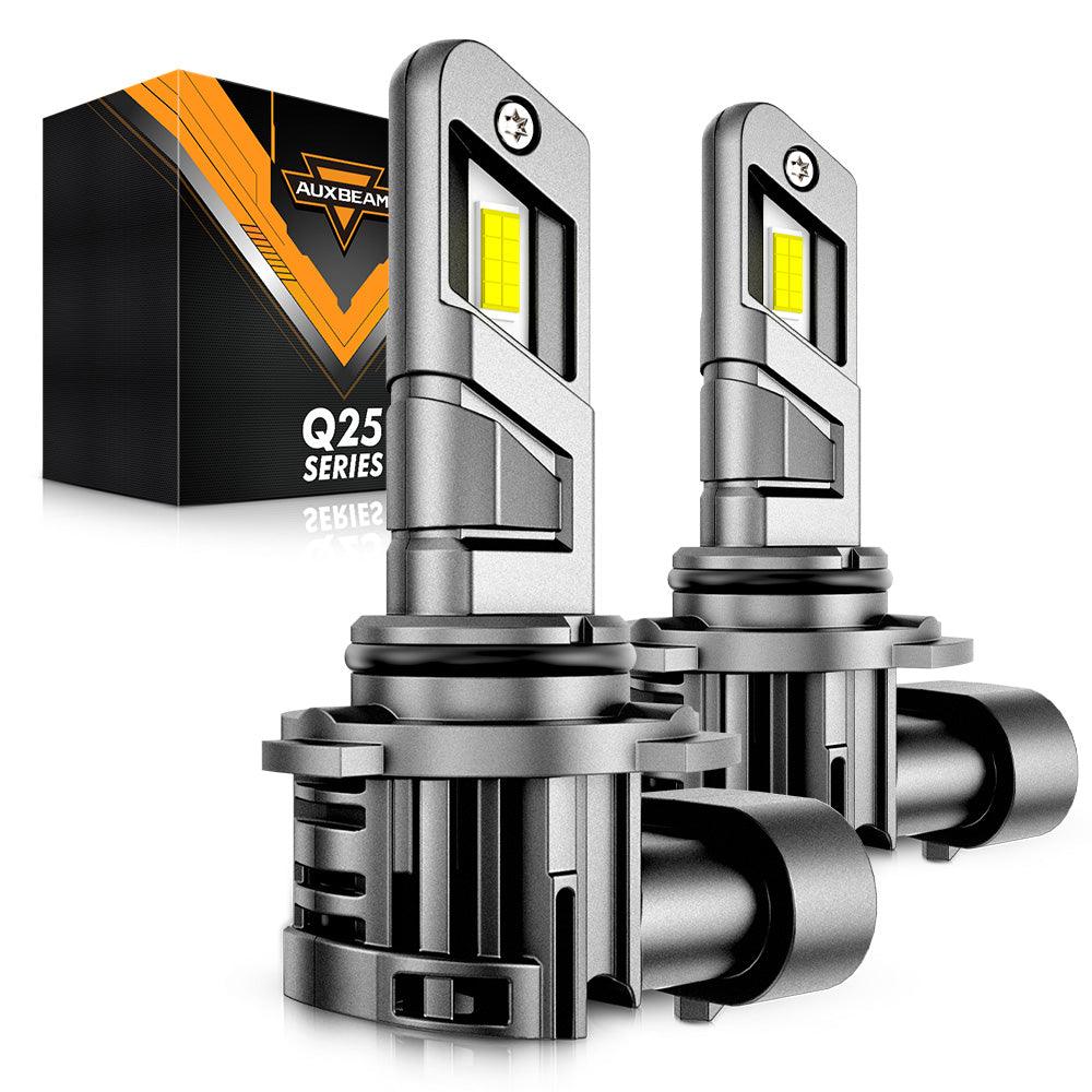 🆕9006/HB4 LED Headlight Bulbs Q25 Series Real 1:1 Size 70W 20000LM 6500K Cool White | 2 Bulbs - Auxbeam  – éclairage LED auto