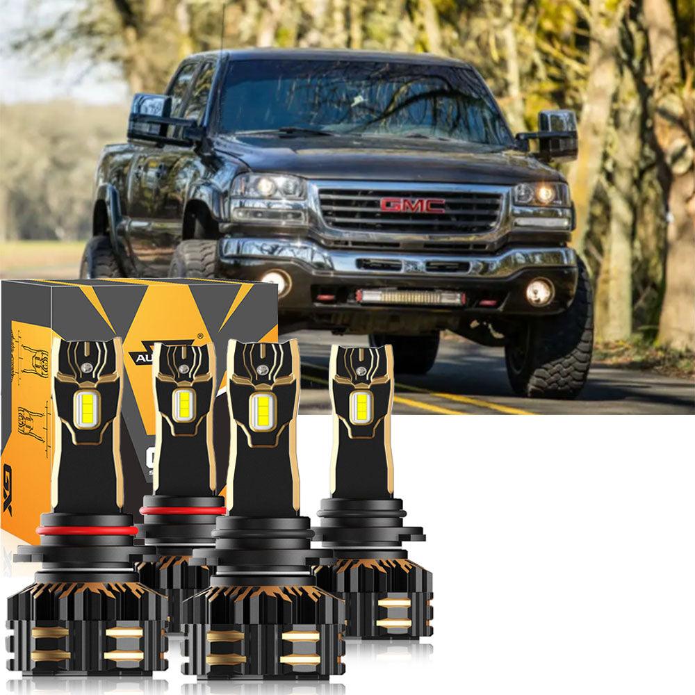 For 2000-2002 GMC Sierra 2500 9005 9006 LED Headlight Bulbs Bundle - Auxbeam  – éclairage LED auto