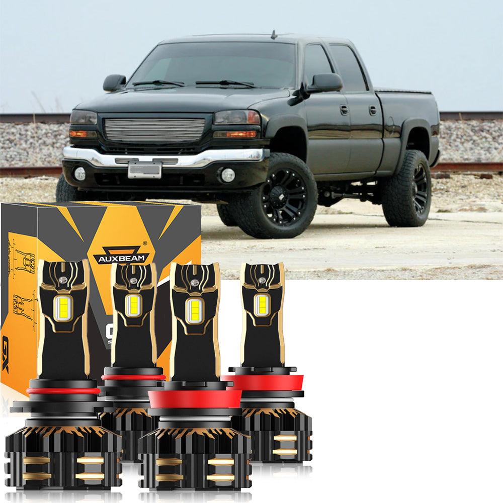 For 2007-2014 GMC Sierra 2500 HD 9005 H11 LED Headlight Bulbs Bundle - Auxbeam  – éclairage LED auto
