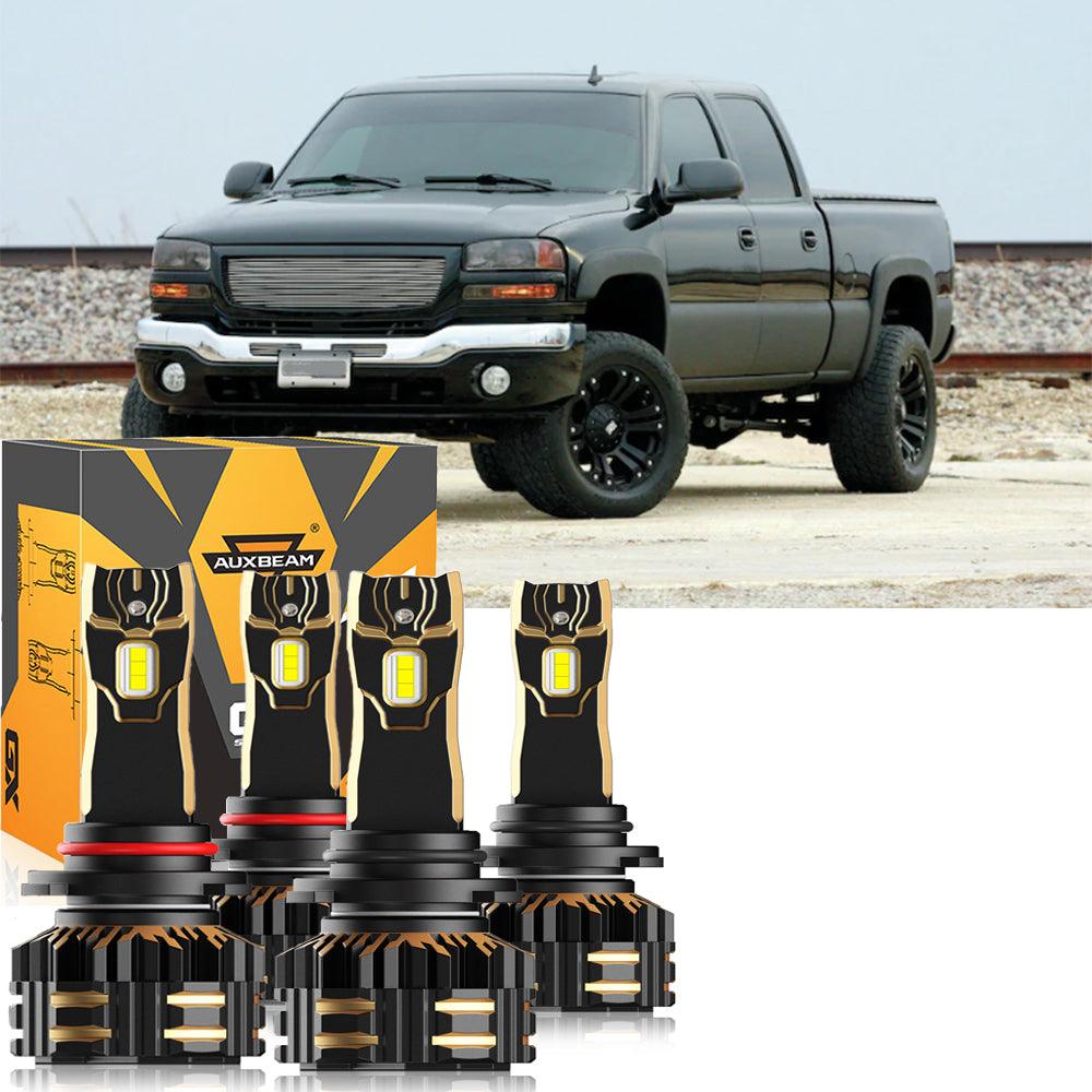 For 2003-2006 GMC Sierra 2500 HD 9005 9006 LED Headlight Bulbs Bundle - Auxbeam  – éclairage LED auto