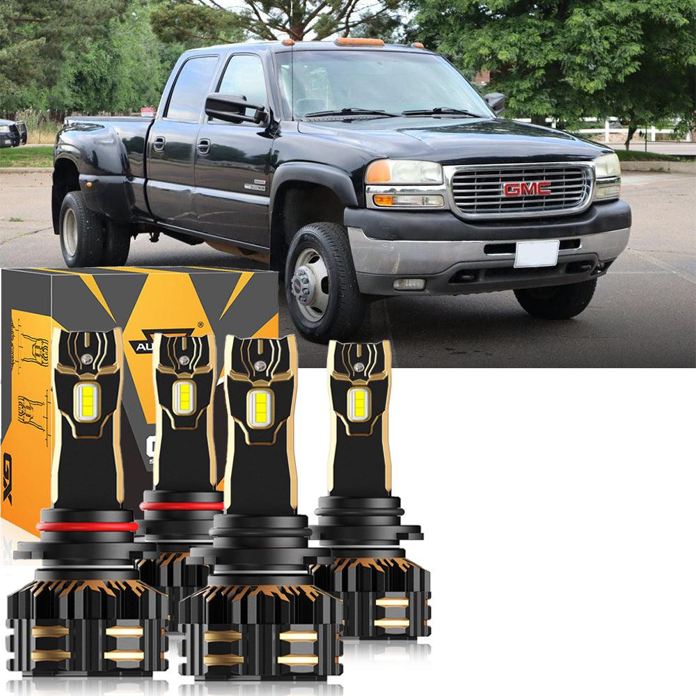 For 2001-2002 GMC Sierra 3500 9005 9006 LED Headlight Bulbs Bundle - Auxbeam  – éclairage LED auto