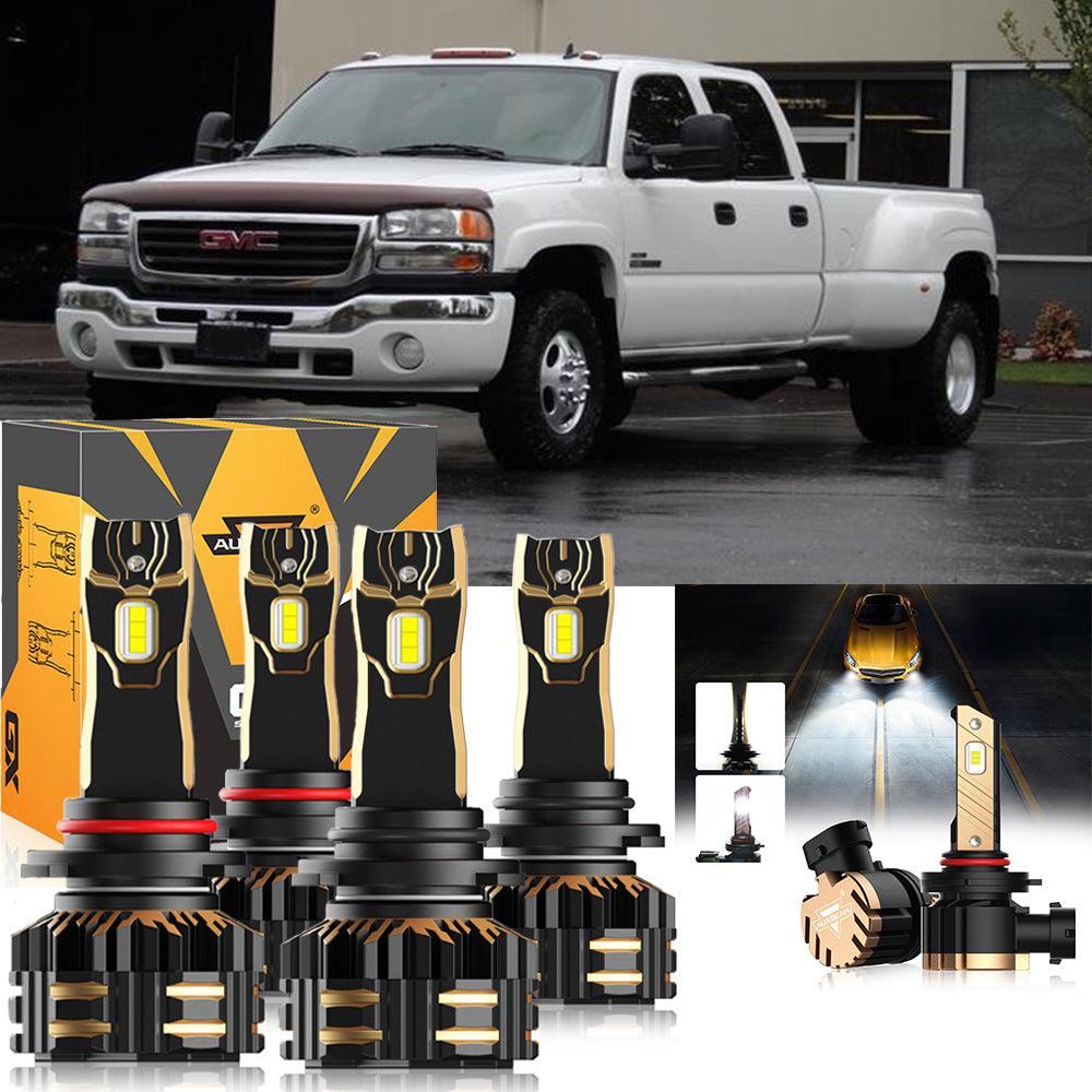 For 2007 GMC Sierra 3500 Classic 9005 9006 LED Headlight Bulbs Bundle - Auxbeam  – éclairage LED auto