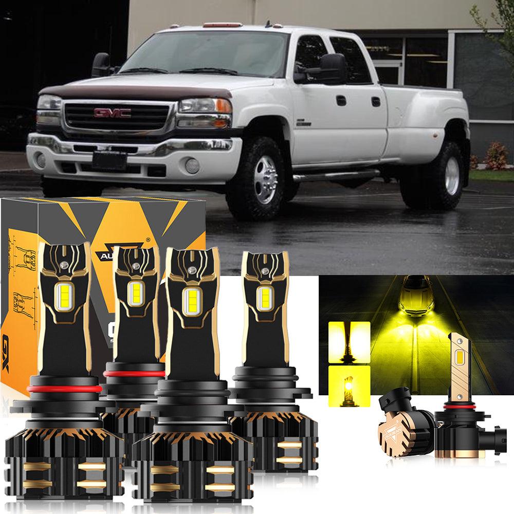 For 2007 GMC Sierra 3500 Classic 9005 9006 LED Headlight Bulbs Bundle - Auxbeam  – éclairage LED auto