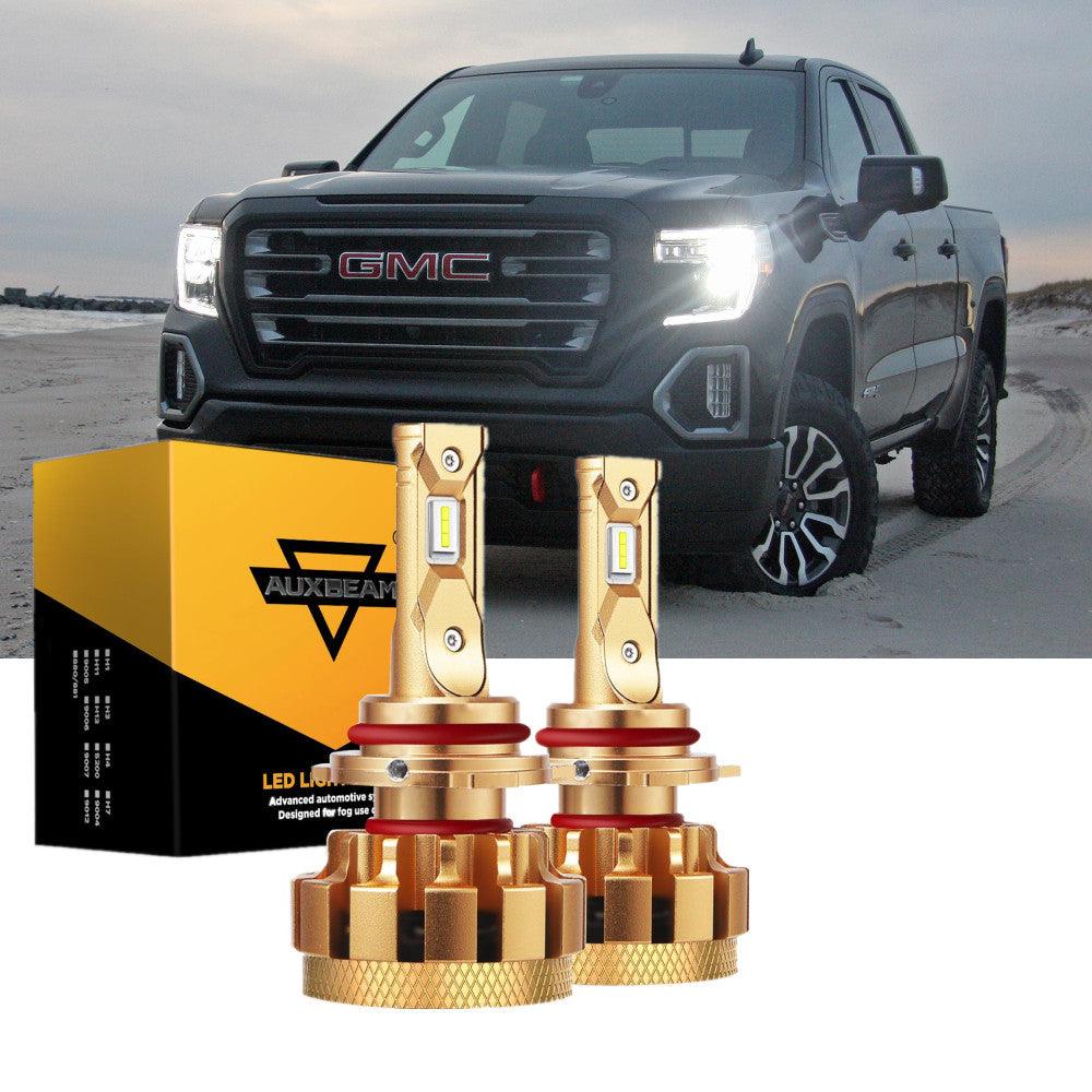 For 2003-2006 GMC Sierra 1500 (Base HT SL SLE SLT WT HYBRID) F-16 Plus Series Built-in Canbus Automotive Grade 14000LM LED Light Bulbs High Low Beam Bundle - Auxbeam  – éclairage LED auto
