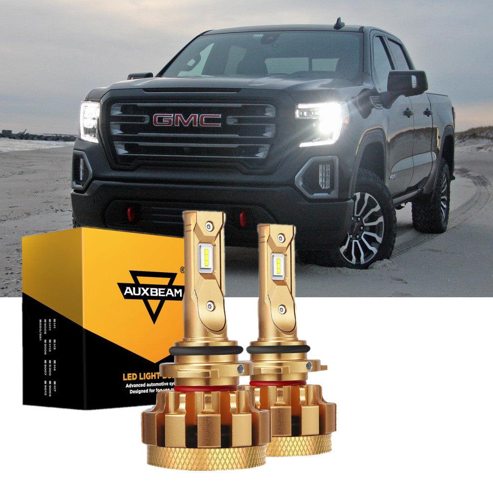 For 2002 GMC Sierra 1500 (Base HT SL SLE SLT WT) F-16 Plus Series Built-in Canbus Automotive Grade 14000LM LED Light Bulbs High Low Beam Bundle - Auxbeam  – éclairage LED auto