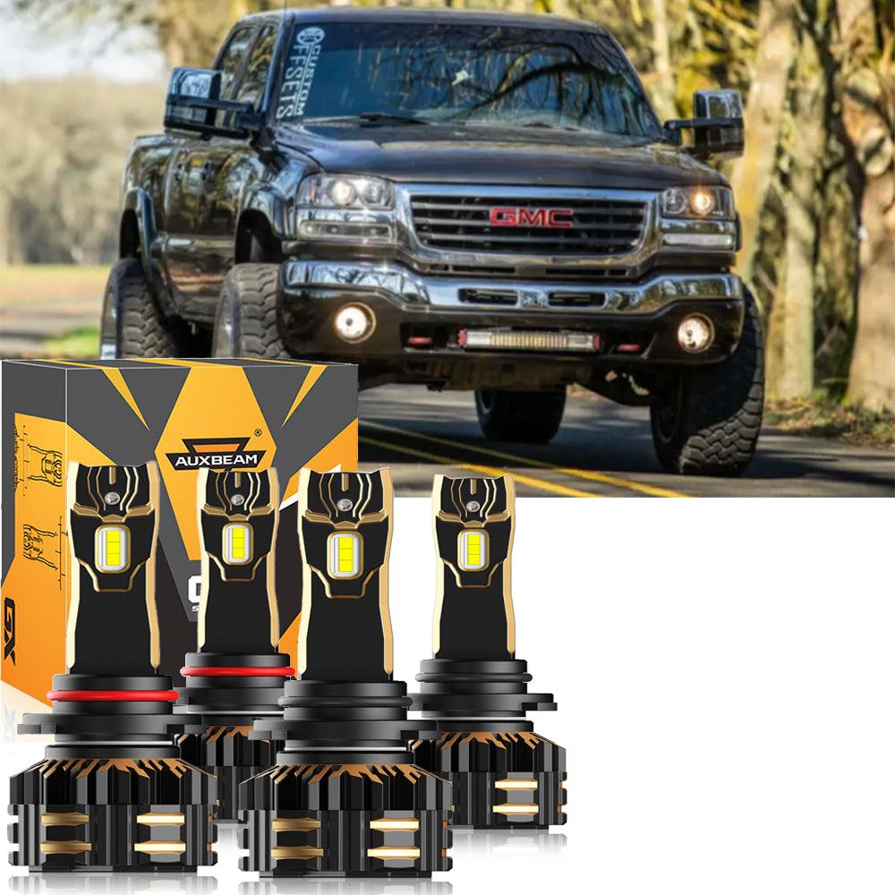 For 2003-2004 GMC Sierra 2500 9005 9006 LED Headlight Bulbs Bundle - Auxbeam  – éclairage LED auto