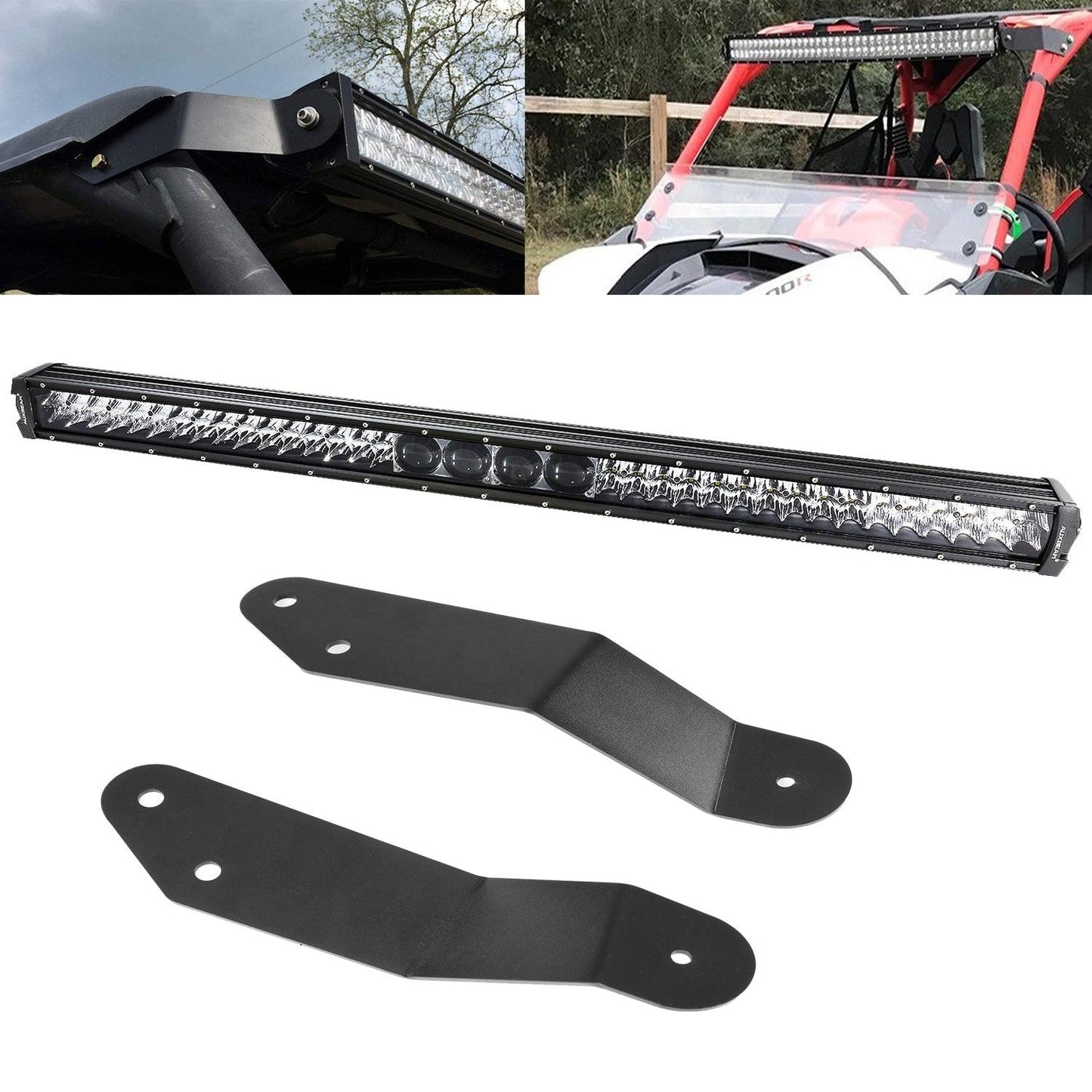 شريط إضاءة LED 5D-PRO مقاس 42 بوصة مع حامل لسيارة Can-Am 2014-2019