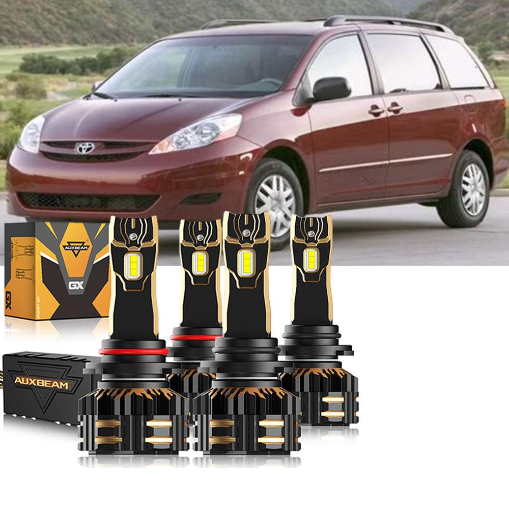 For 2006-2010 Toyota Sienna 9005 9006 LED Headlight Bulbs Bundle - Auxbeam  – éclairage LED auto