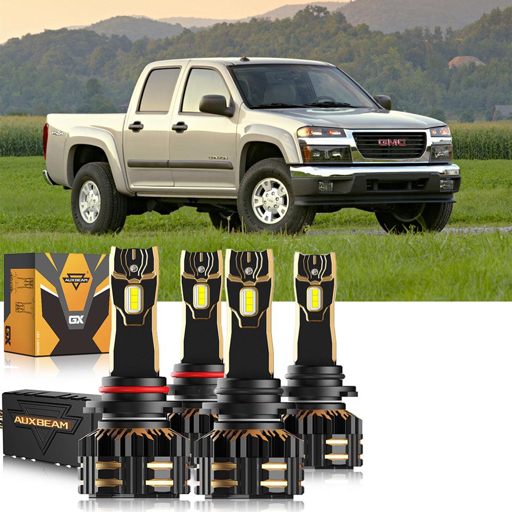 For 2004-2012 GMC Canyon 9005 9006 LED Headlight Bulbs Bundle - Auxbeam  – éclairage LED auto