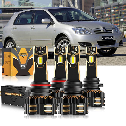 For 2001-2004 Toyota Corolla 9005 9006 LED Headlight Bulbs Bundle - Auxbeam  – éclairage LED auto