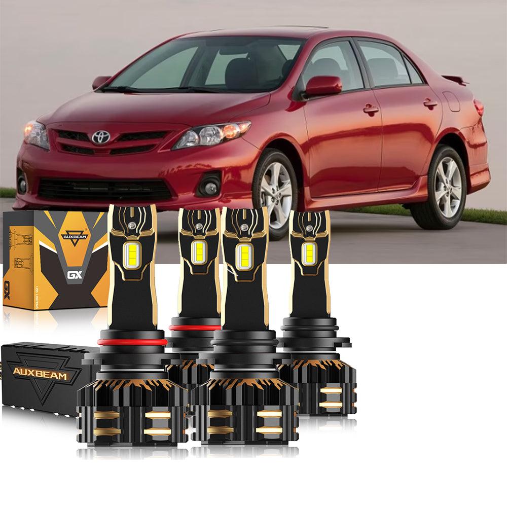 For 2009-2013 Toyota Corolla 9005 9006 LED Headlight Bulbs Bundle - Auxbeam  – éclairage LED auto