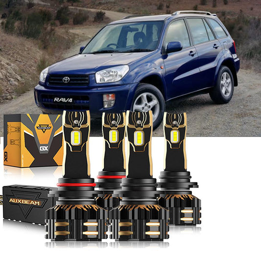 For 2000 Toyota RAV4 9005 9006 LED Headlight Bulbs Bundle - Auxbeam  – éclairage LED auto