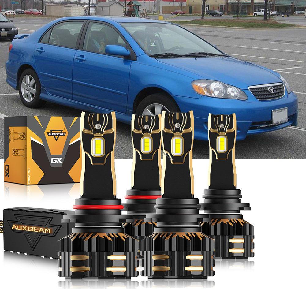 For 2005-2008 Toyota Corolla 9005 9006 LED Headlight Bulbs Bundle - Auxbeam  – éclairage LED auto