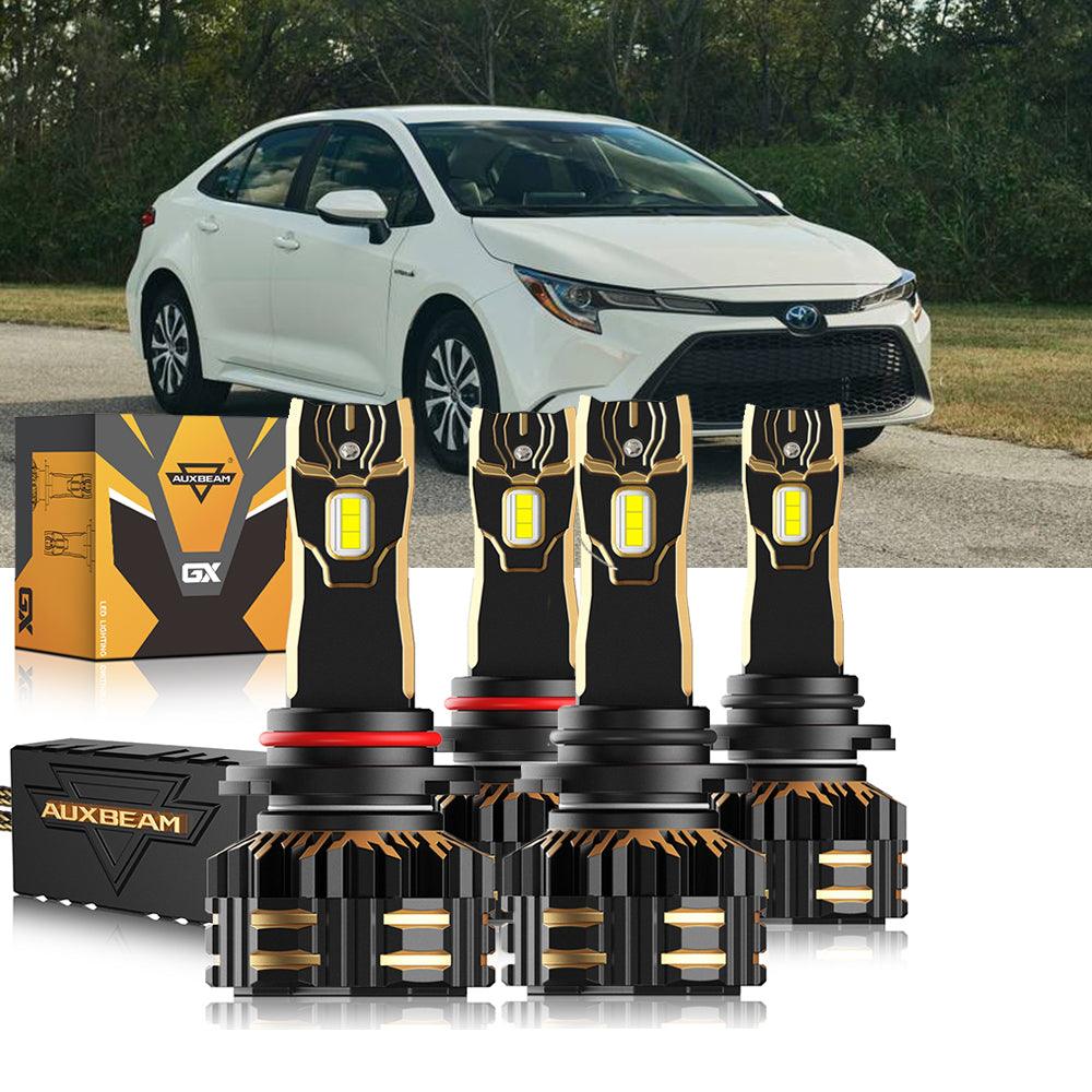 For 2022 Toyota Corolla 9005 9006 LED Headlight Bulbs Bundle - Auxbeam  – éclairage LED auto