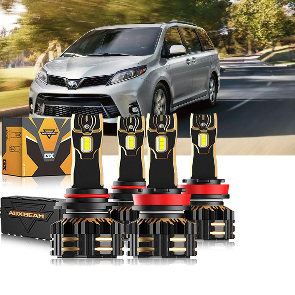 For 2020 Toyota Sienna 9005 D4S LED Headlight Bulbs Bundle - Auxbeam  – éclairage LED auto