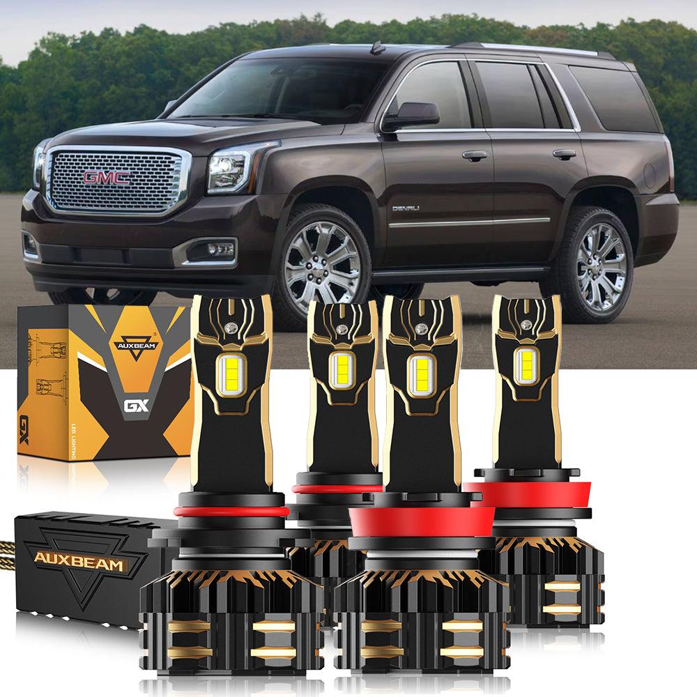 For 2015-2016,2019 GMC Yukon XL Halogen 9005 H11 LED Headlight Bulbs Bundle - Auxbeam  – éclairage LED auto