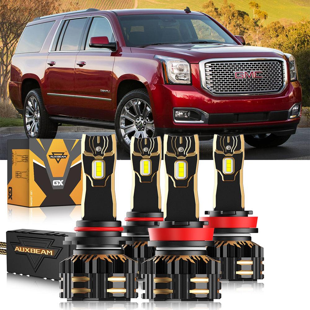 For 2015-2019 GMC Yukon Halogen 9005 H11 LED Headlight Bulbs Bundle - Auxbeam  – éclairage LED auto