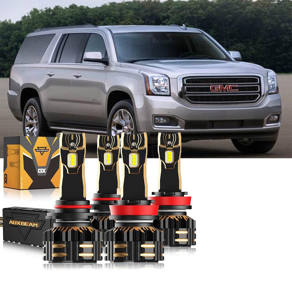 For 2017-2018 GMC Yukon XL Halogen 9005 H11 LED Headlight Bulbs Bundle - Auxbeam  – éclairage LED auto