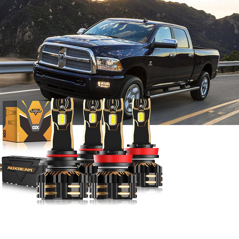 For 2013-2015 Ram 2500 (without projector-type headlights) 9005 H11 LED Headlight Bulbs Bundle - Auxbeam  – éclairage LED auto