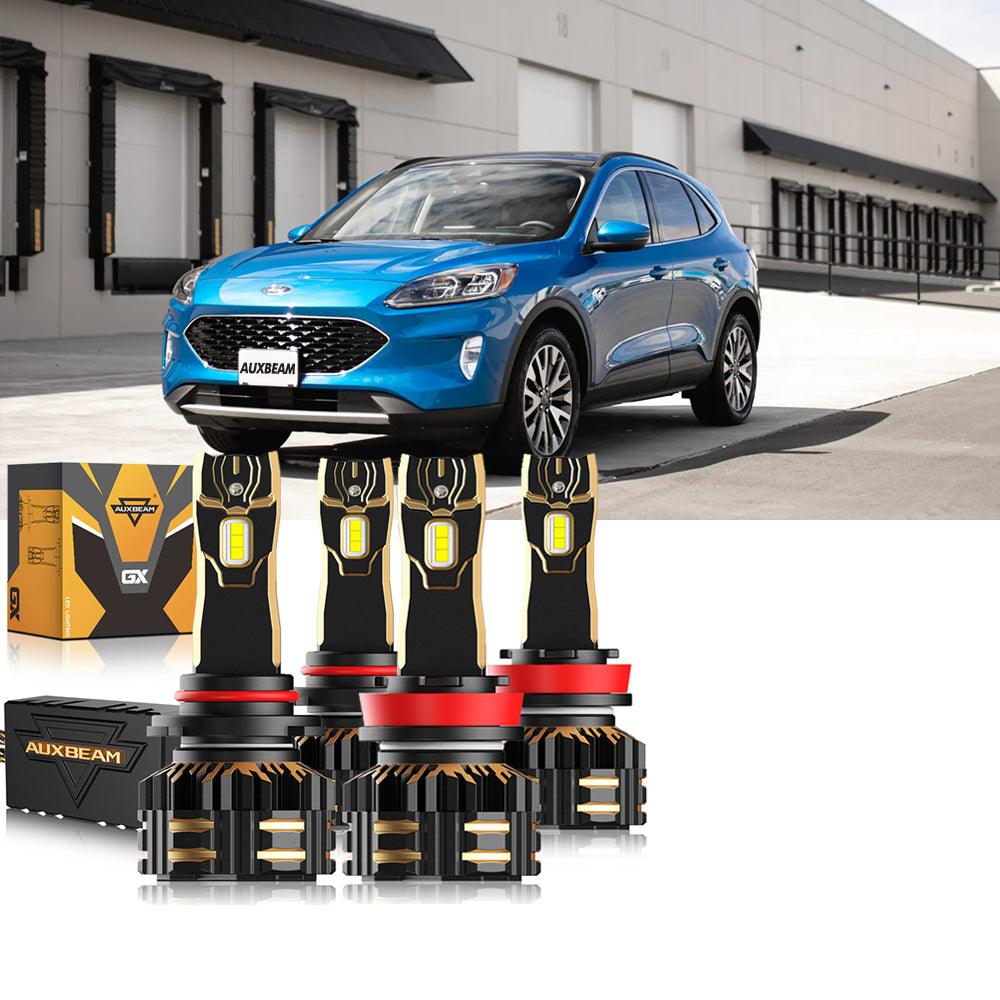 For 2020 Ford Escape 9005 H11 LED Headlight Bulbs Bundle - Auxbeam  – éclairage LED auto
