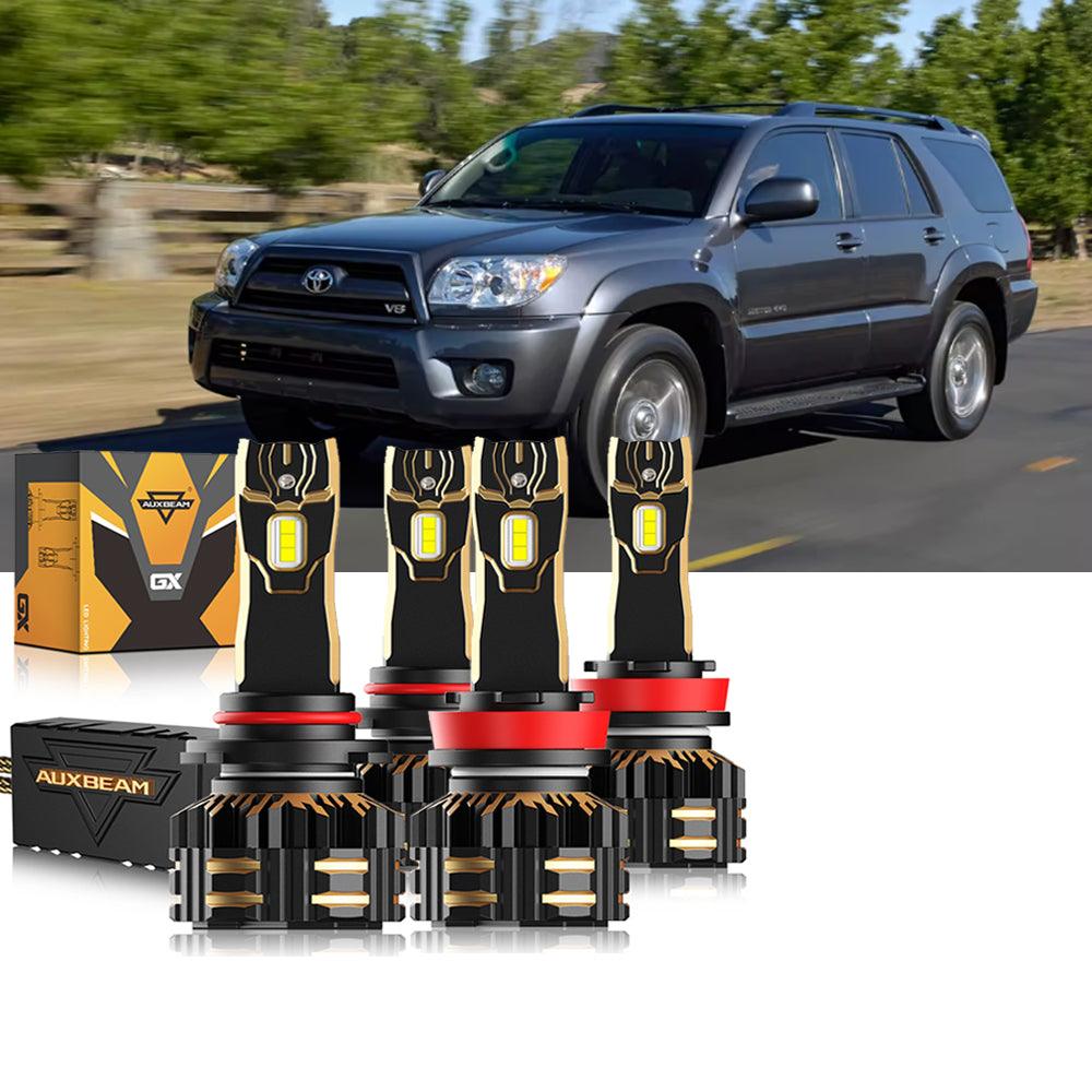 For 2006-2009 Toyota 4Runner 9005 H11 LED Headlight Bulbs Bundle - Auxbeam  – éclairage LED auto