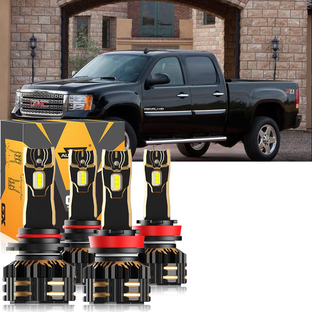 For 2007-2014 GMC Sierra 3500 HD 9005 H11 LED Headlight Bulbs Bundle - Auxbeam  – éclairage LED auto