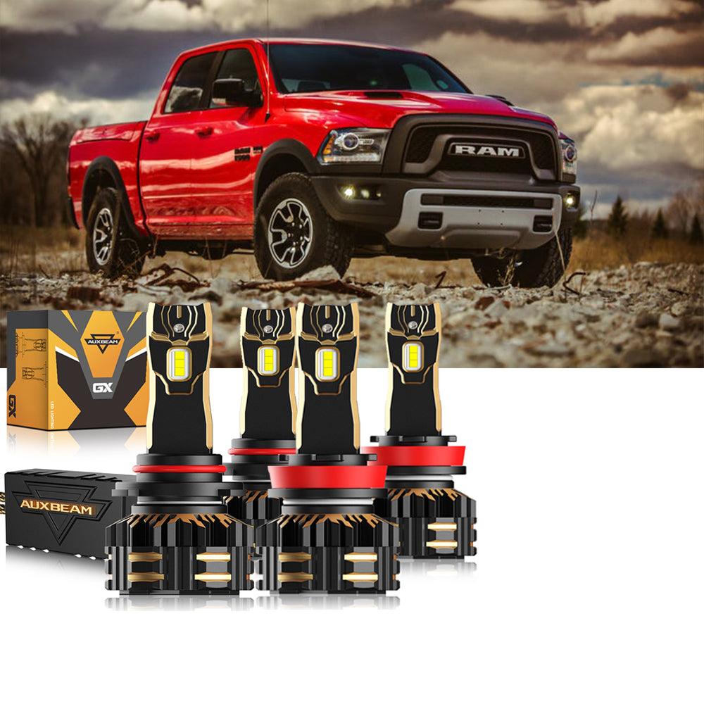 For 2016-2017 Ram 1500 ( without projector-type headlights) 9005 H11 LED Headlight Bulbs Bundle - Auxbeam  – éclairage LED auto