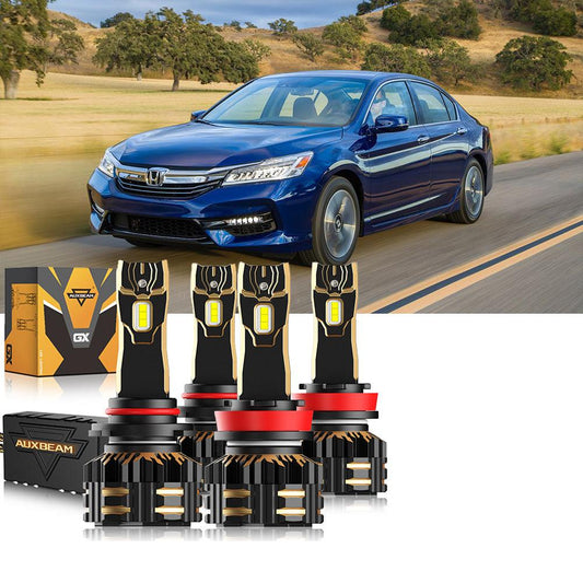 For 2016-2017 Honda Accord 9005 H11 LED Headlight Bulbs Bundle - Auxbeam  – éclairage LED auto