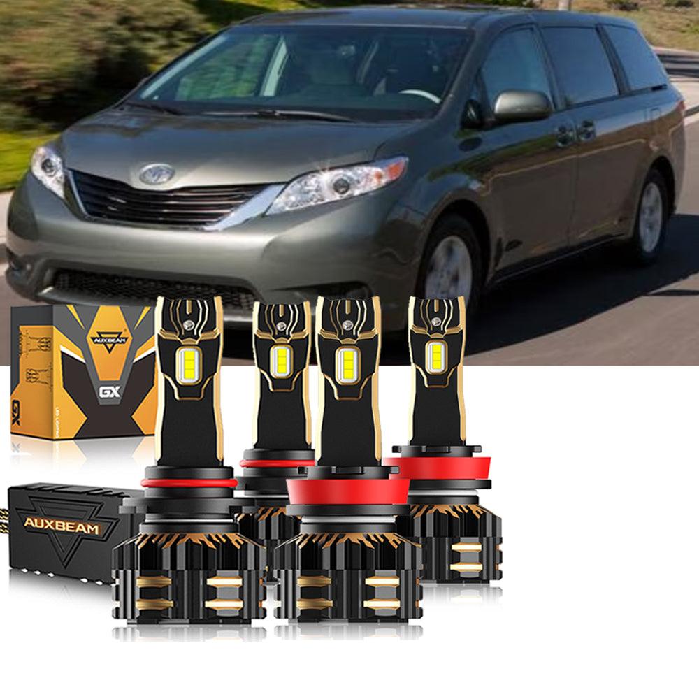 For 2011-2019 Toyota Sienna 9005 H11 LED Headlight Bulbs Bundle - Auxbeam  – éclairage LED auto