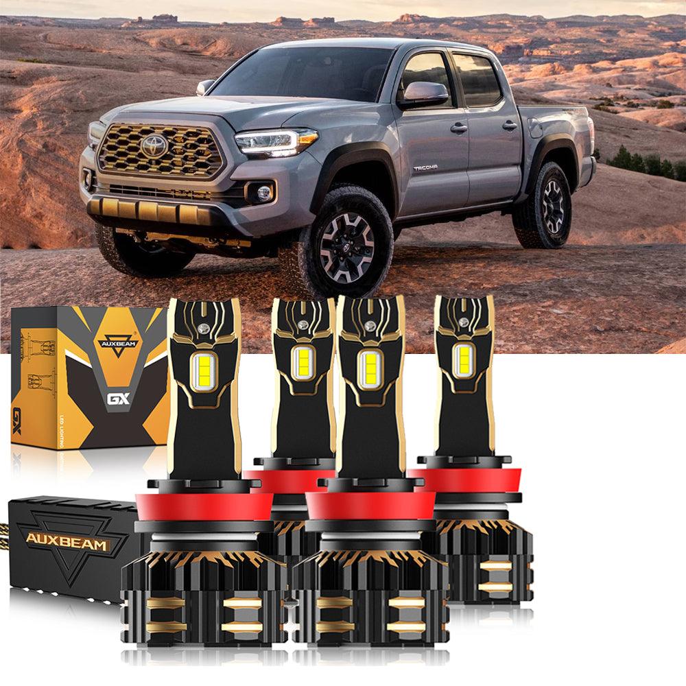 For 2021-2022 Toyota Tacoma H11 LED Headlight Bulbs Bundle - Auxbeam  – éclairage LED auto