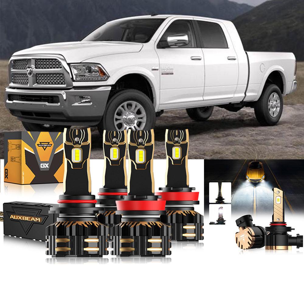 For 2018-2019 Ram 2500 (without projector-type headlights) 9005 h11 LED Headlights Bulbs Bundle - Auxbeam  – éclairage LED auto