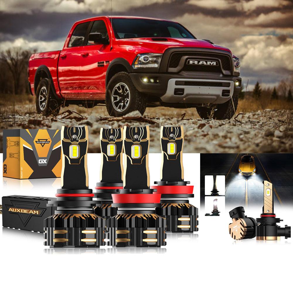 For 2016-2017 Ram 1500 ( without projector-type headlights) 9005 H11 LED Headlight Bulbs Bundle - Auxbeam  – éclairage LED auto