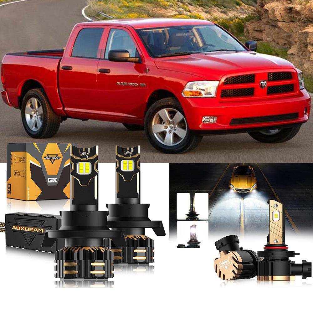 For 2011-2012 Ram 1500 (with 2 headlamps) H13 LED Headlight Bulbs Bundle - Auxbeam  – éclairage LED auto
