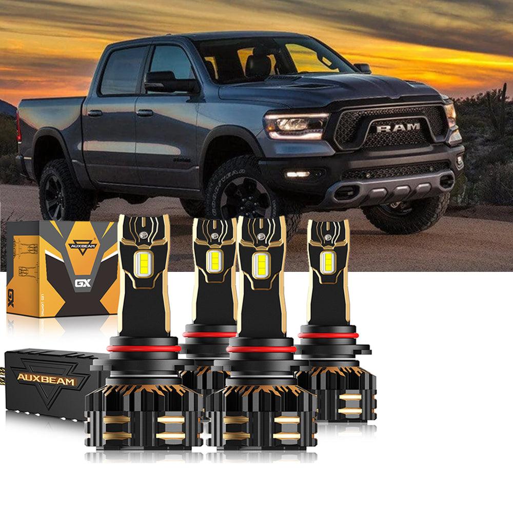 For 2018-2019 Ram 1500 (with projector-type headlights) 9005 9005 LED Headlight Bulbs Bundle - Auxbeam  – éclairage LED auto