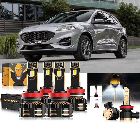 For 2018-2019 Ford Escape H11 LED Headlight Bulbs Bundle - Auxbeam  – éclairage LED auto