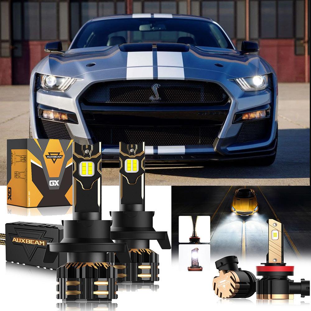 For 2007-2012 Ford Mustang Base, Bulb H13 LED Headlight Bulbs - Auxbeam  – éclairage LED auto