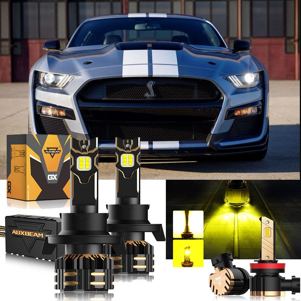 For 2007-2012 Ford Mustang Base, Bulb H13 LED Headlight Bulbs - Auxbeam  – éclairage LED auto