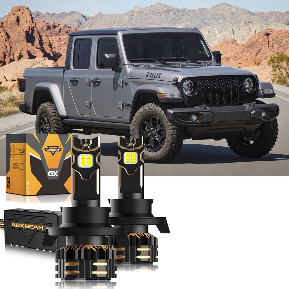 For 2020 Jeep Gladiation H13 LED Headlight Bulbs Bundle - Auxbeam  – éclairage LED auto