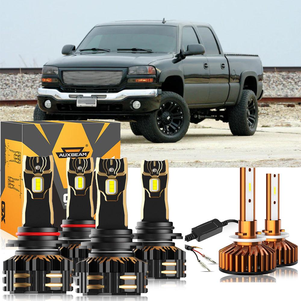 For 2001-2002 GMC Sierra 2500 HD 9005 9006 LED Headlight Bulbs Bundle - Auxbeam  – éclairage LED auto