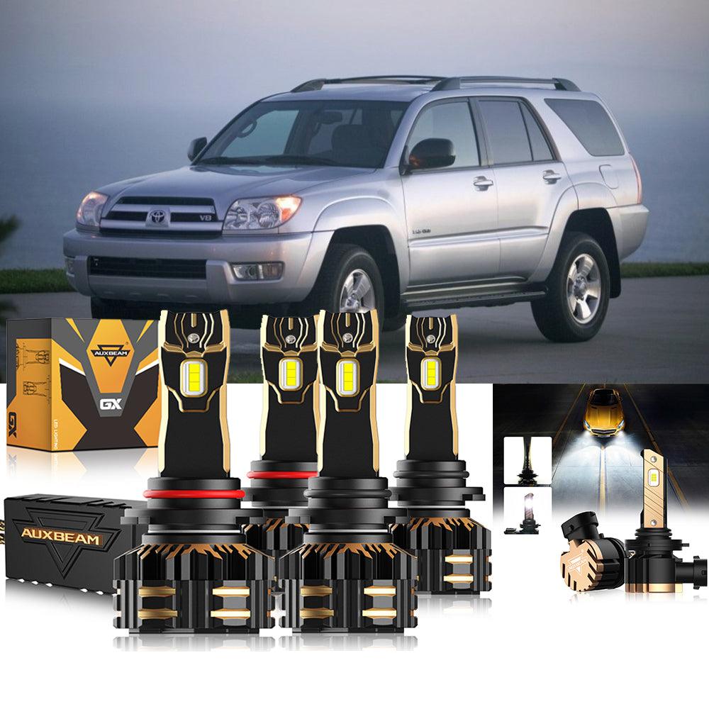 For 2003-2004 Toyota 4Runner 9005 9006 LED Headlight Bulbs Bundle - Auxbeam  – éclairage LED auto