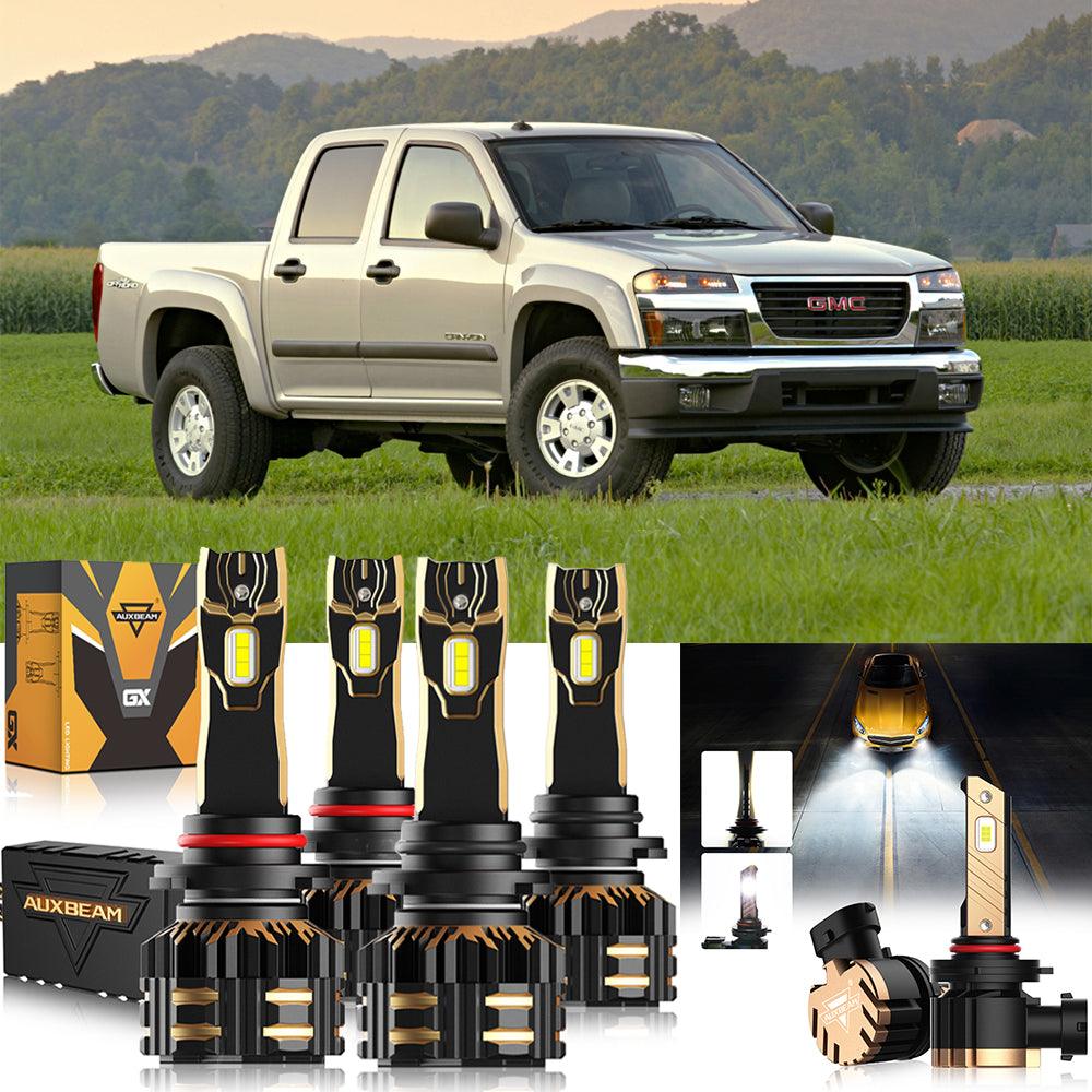 For 2004-2012 GMC Canyon 9005 9006 LED Headlight Bulbs Bundle - Auxbeam  – éclairage LED auto