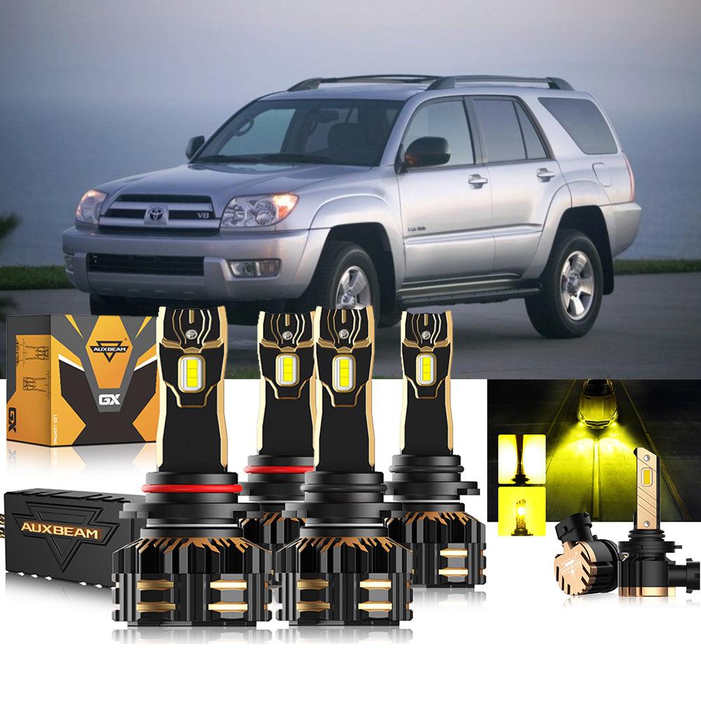 For 2003-2004 Toyota 4Runner 9005 9006 LED Headlight Bulbs Bundle - Auxbeam  – éclairage LED auto