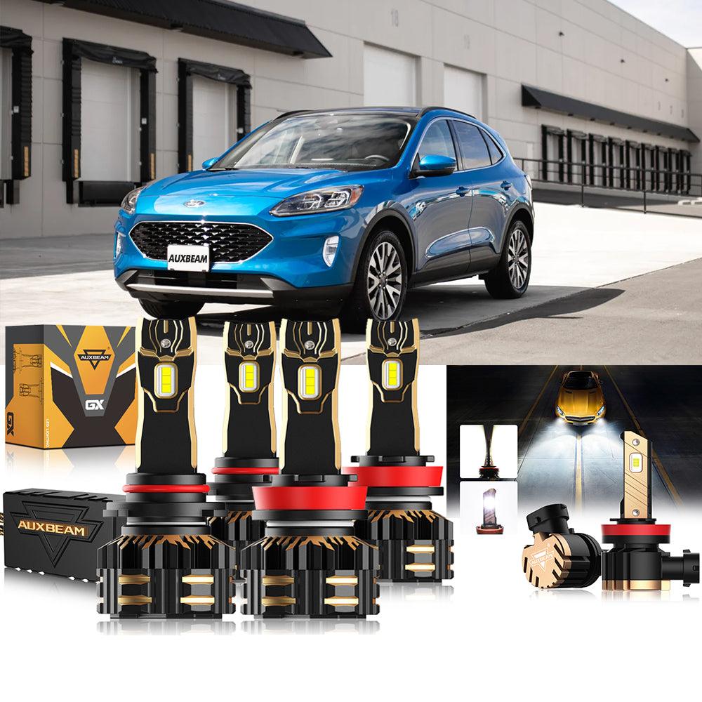 For 2020 Ford Escape 9005 H11 LED Headlight Bulbs Bundle - Auxbeam  – éclairage LED auto
